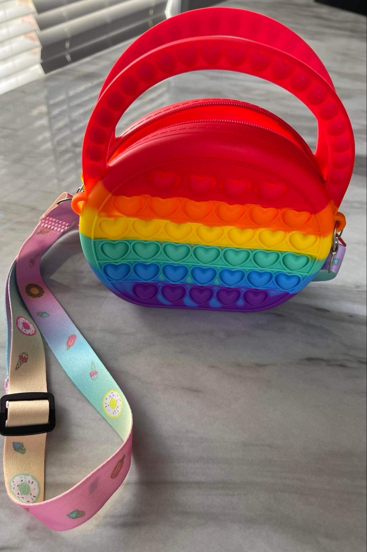 Multi Color Pop-It Purse