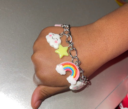 Rainbow, Clouds & Stars Bracelets